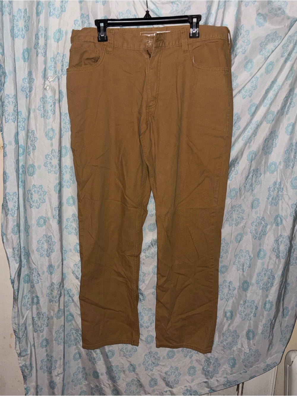 Carhartt Men's Tan Work Chinos size 38x32 - Picture 2 of 7
